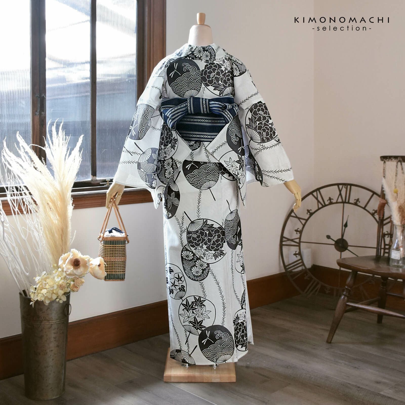 れいちぇる〉綿絽に唐花柄浴衣、単衣紬　おまとめ 000000028468-05.jpg?size=l&w=