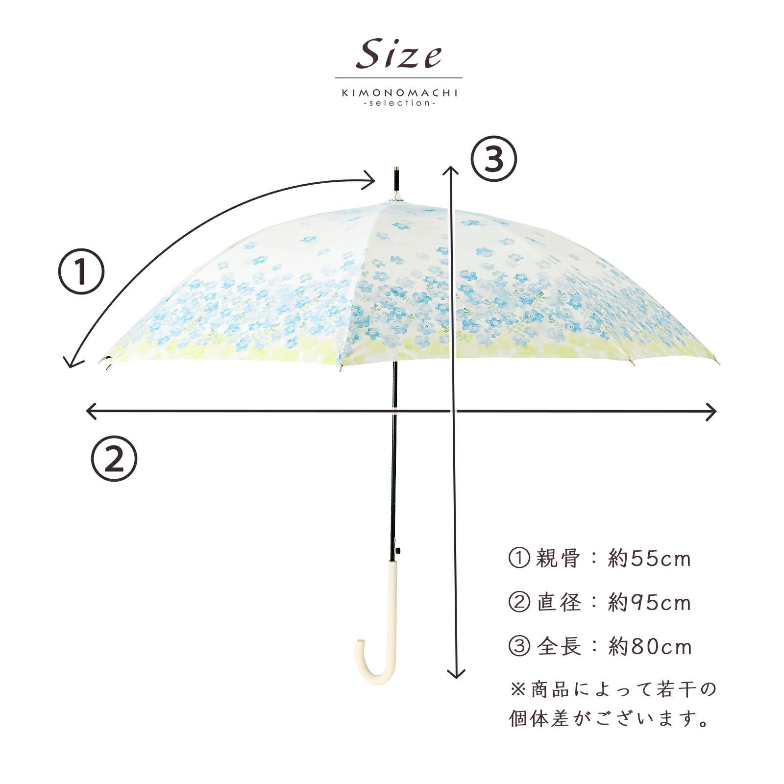 母の日150円OFFCOUPON5/21迄)晴雨兼用 傘 長傘 単品「ネモフィラ
