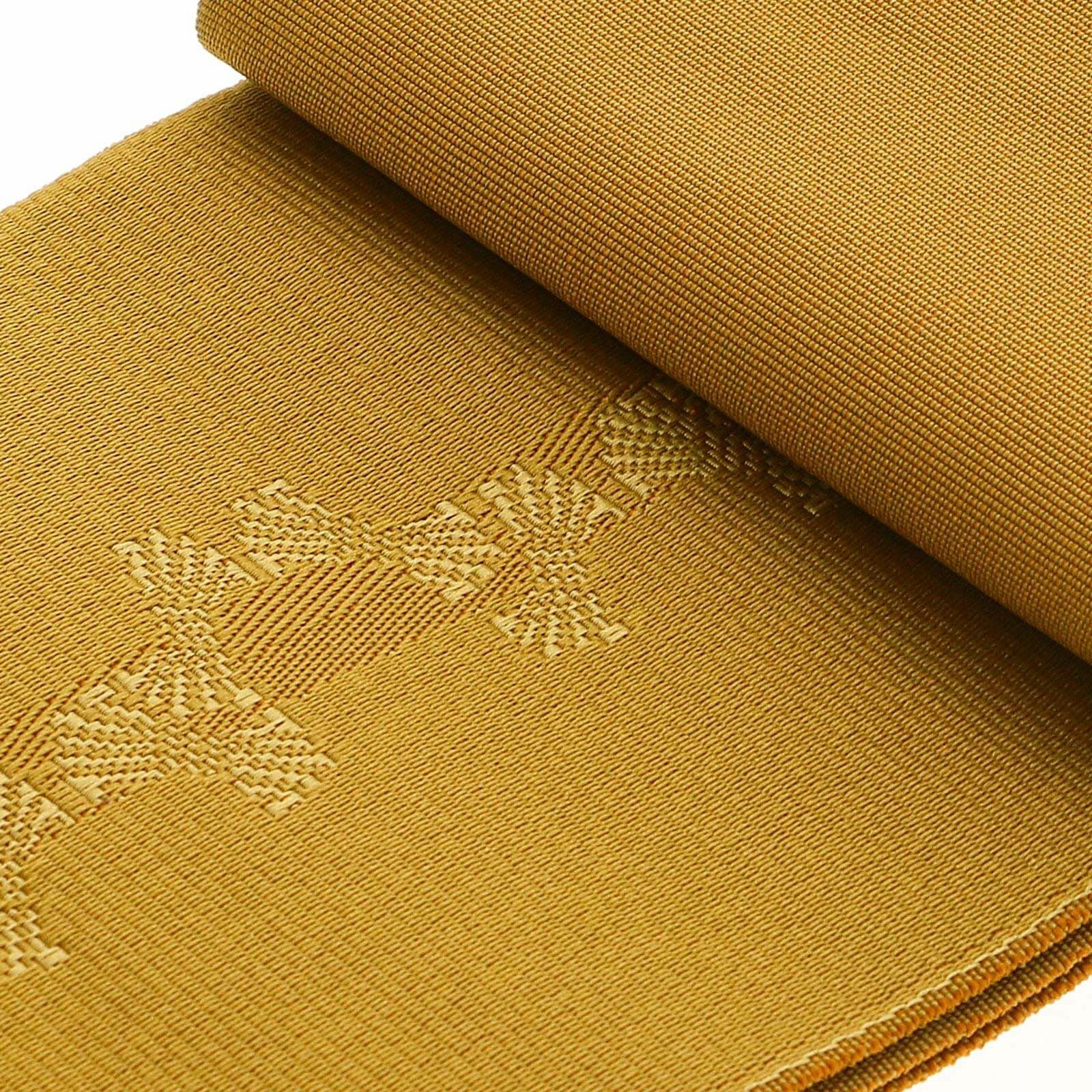 角帯 男性用角帯単品「金茶色 束ね熨斗」日本製 ポリエステル 小袋帯