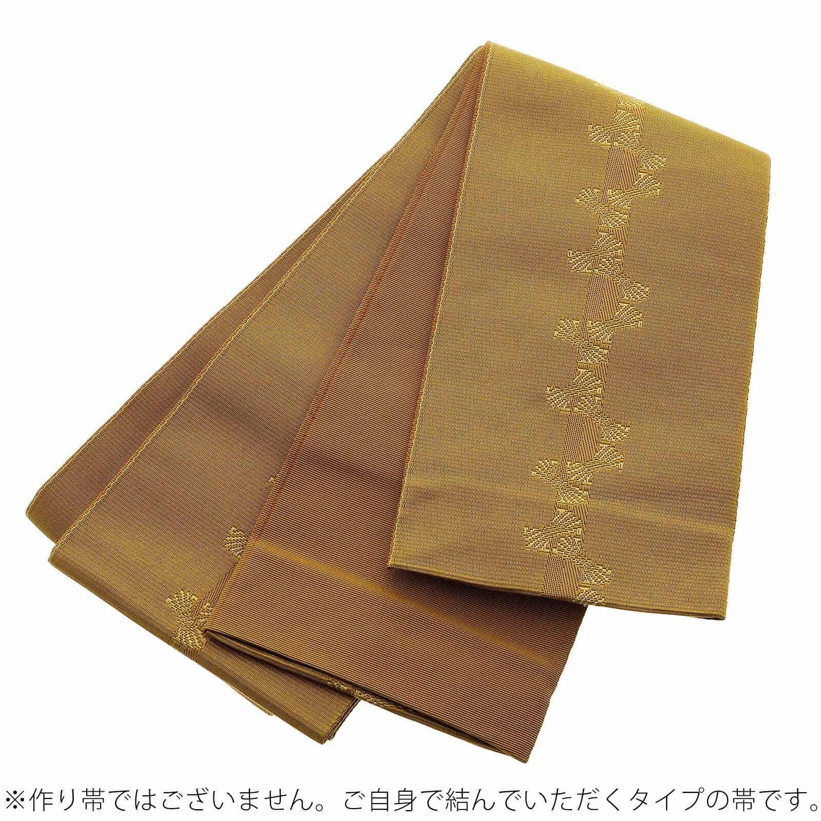 角帯 長尺 男性用角帯単品「金茶色 束ね熨斗」日本製 4.4m