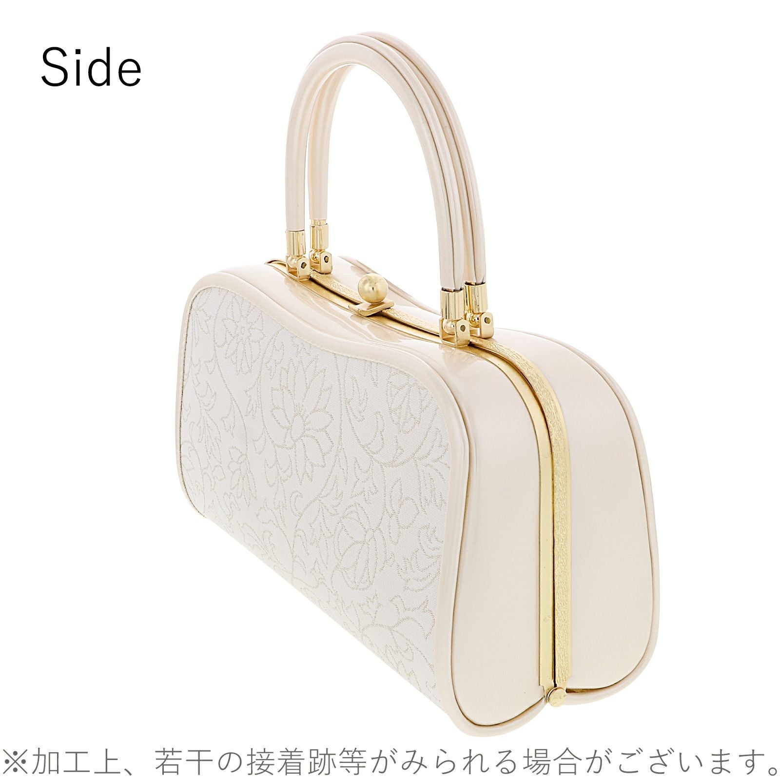 振袖 草履バッグセット Wa de Modern「ウェーブライン 唐草、白」F