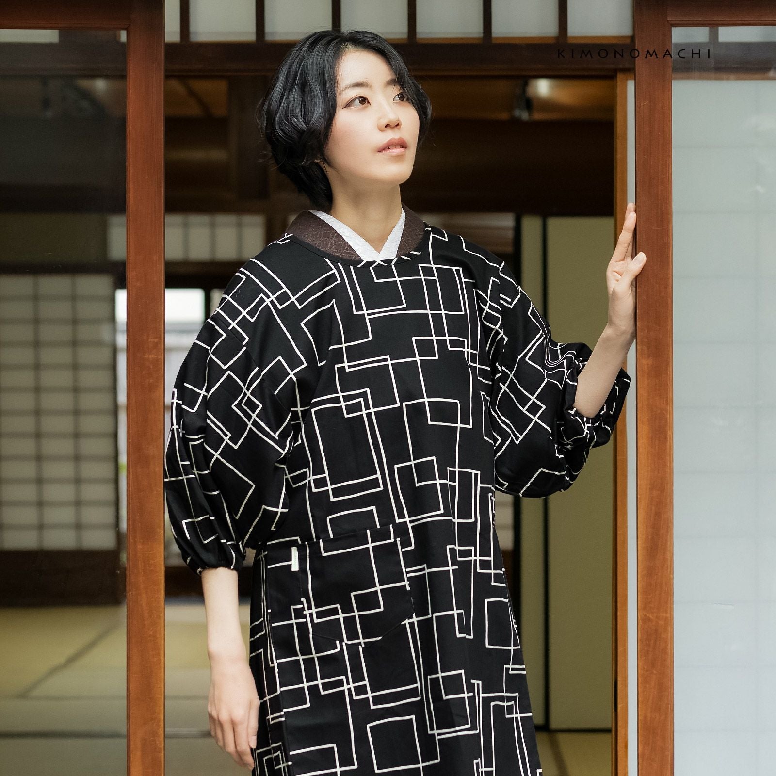 着物に最適！(普段着にも)和装ロング割烹着 000000028746-15.jpg?size=l&w=