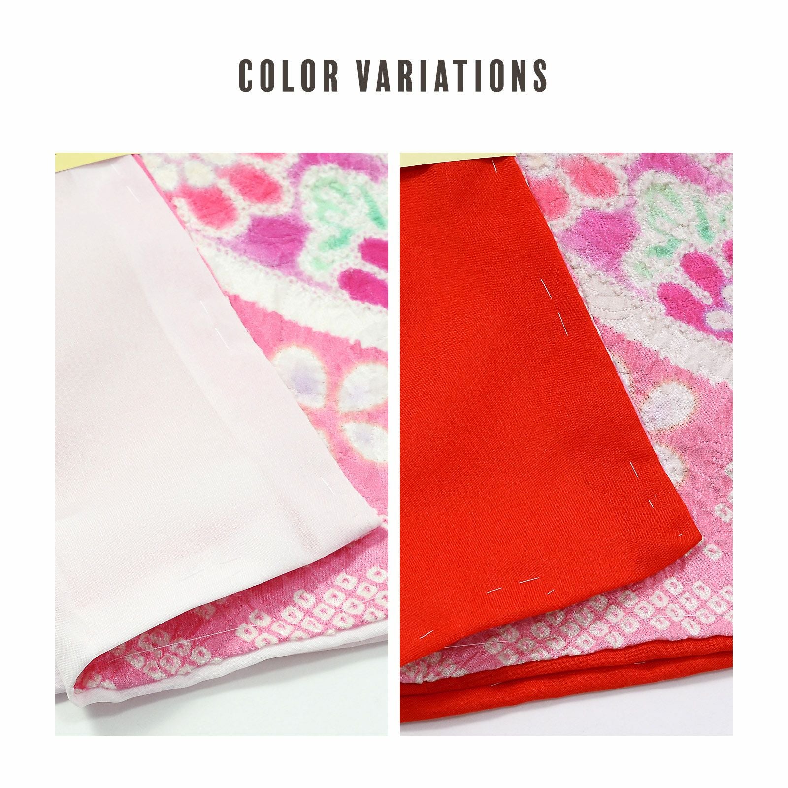 七五三 7歳 四つ身着物フルセット「赤、絞り 束ね熨斗に手鞠」女の子 7