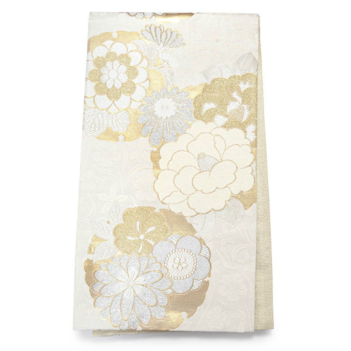 未仕立て 振袖 22点セット「さくら 白 菊に蔦 那須ほほみ・ｻｸﾗ」仮絵羽