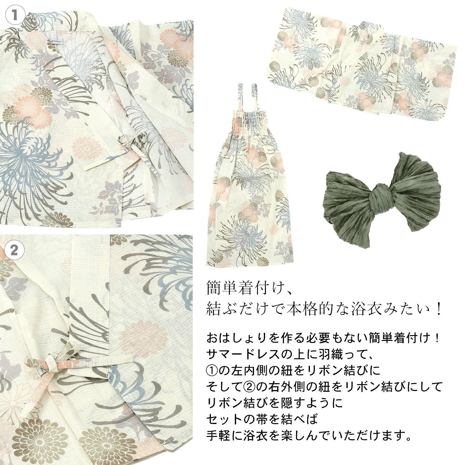 最大5,000円OFFクーポン7/2迄)浴衣 子供 女の子 セパレート ワンピース