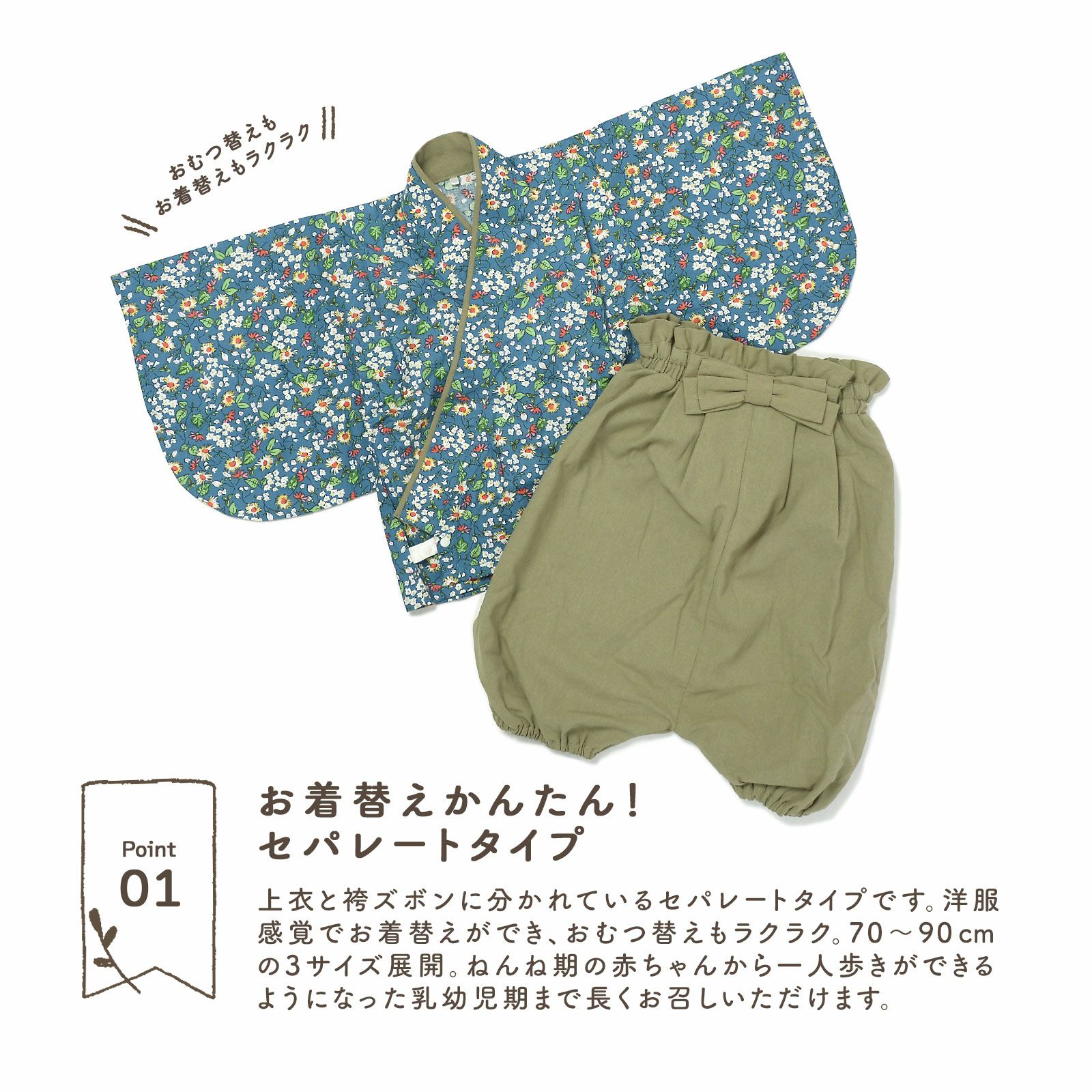 七五三早割COUPON10%OFF10/8迄)ベビー 袴セット 男の子 女の子 petite