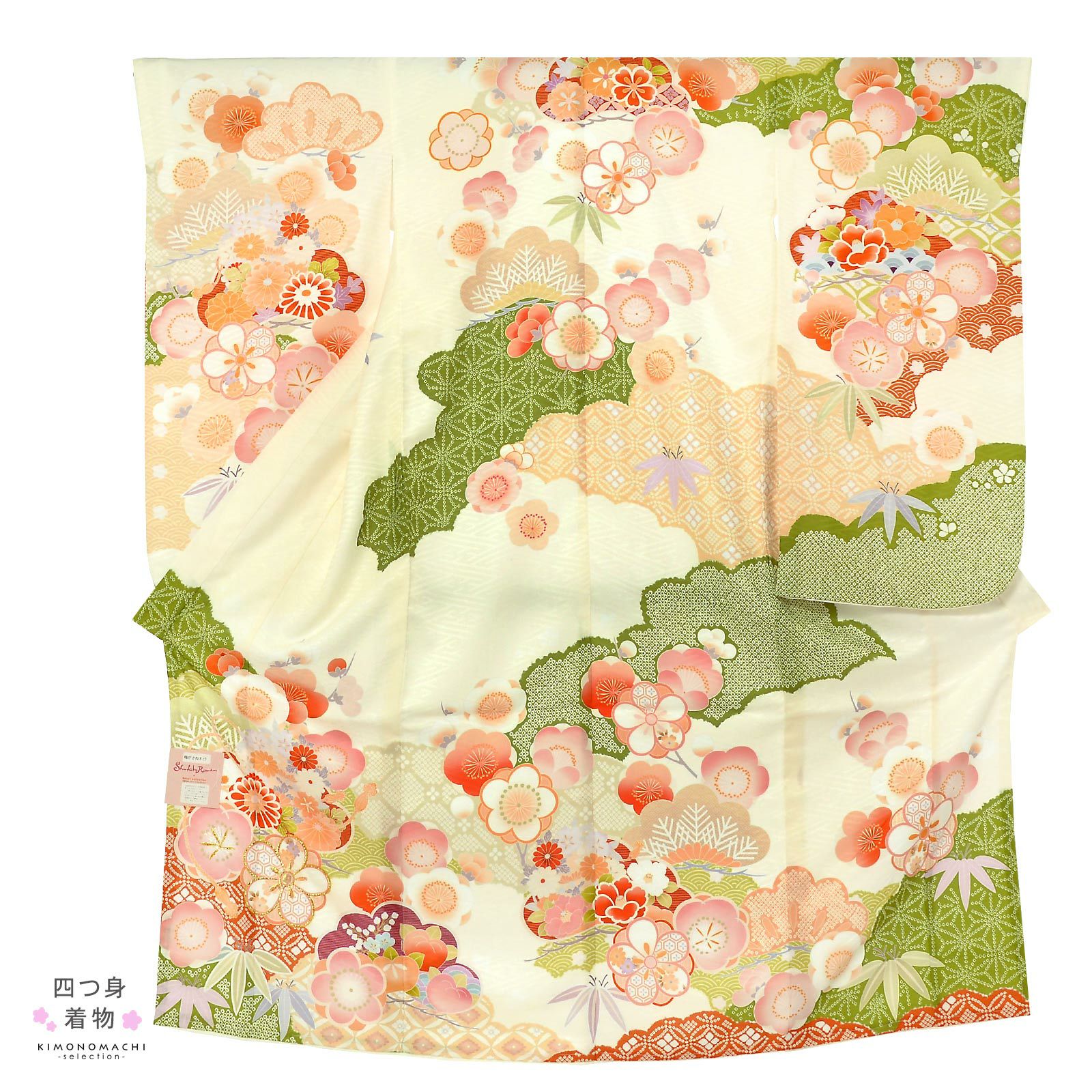 七五三早割COUPON10%OFF10/8迄)七五三 7歳 四つ身着物フルセット