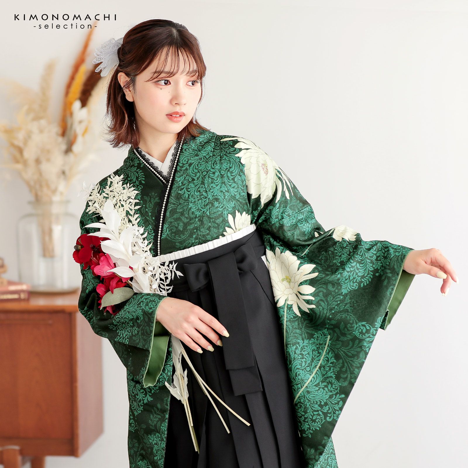 卒業式 袴 着物 セット ナナイロキモノWEBショップ / 卒業式袴フルセット｜JAPAN STYLE×中村里