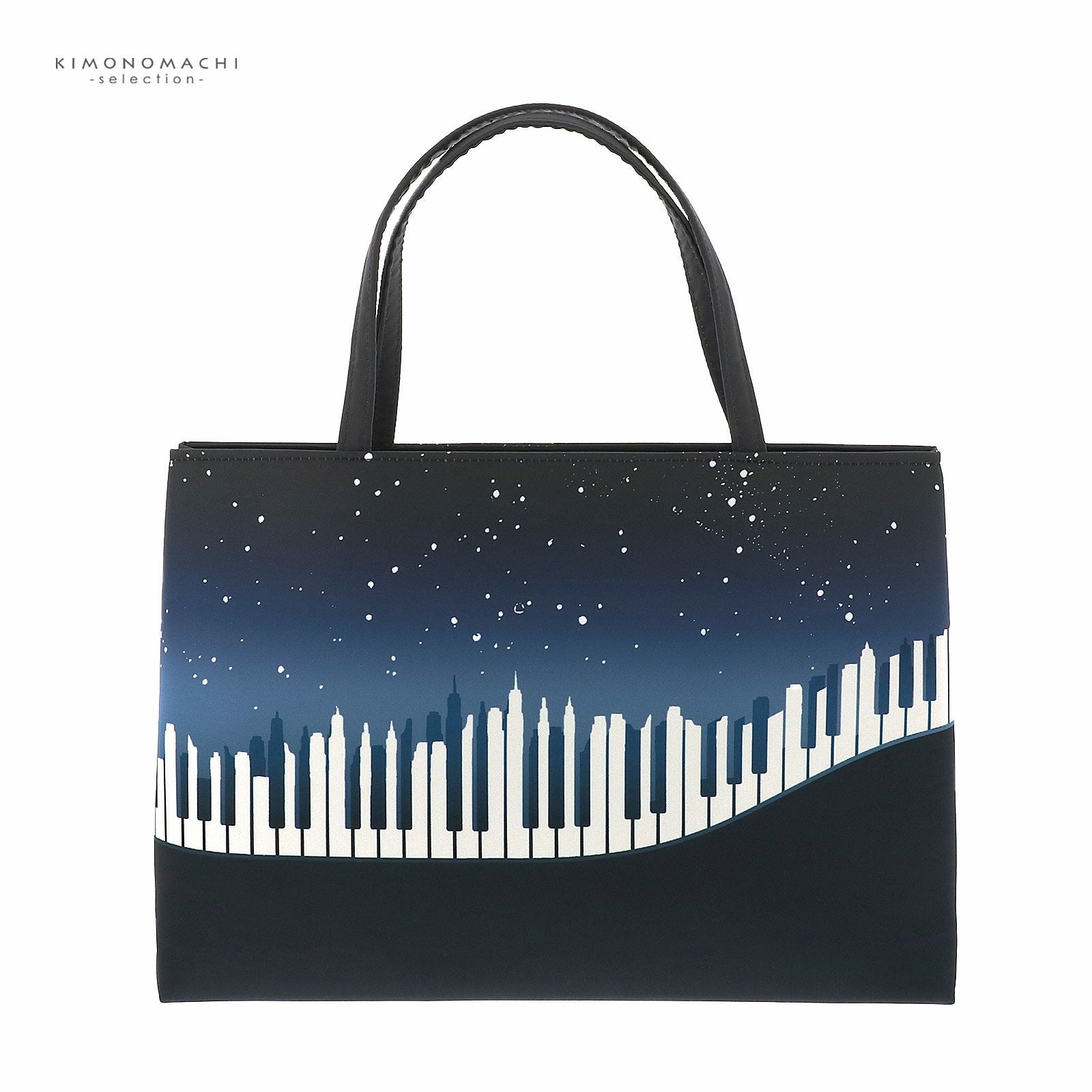 和装トートバッグ 単品 召しませ華「バレリーヌ・秘密の会議・midblue