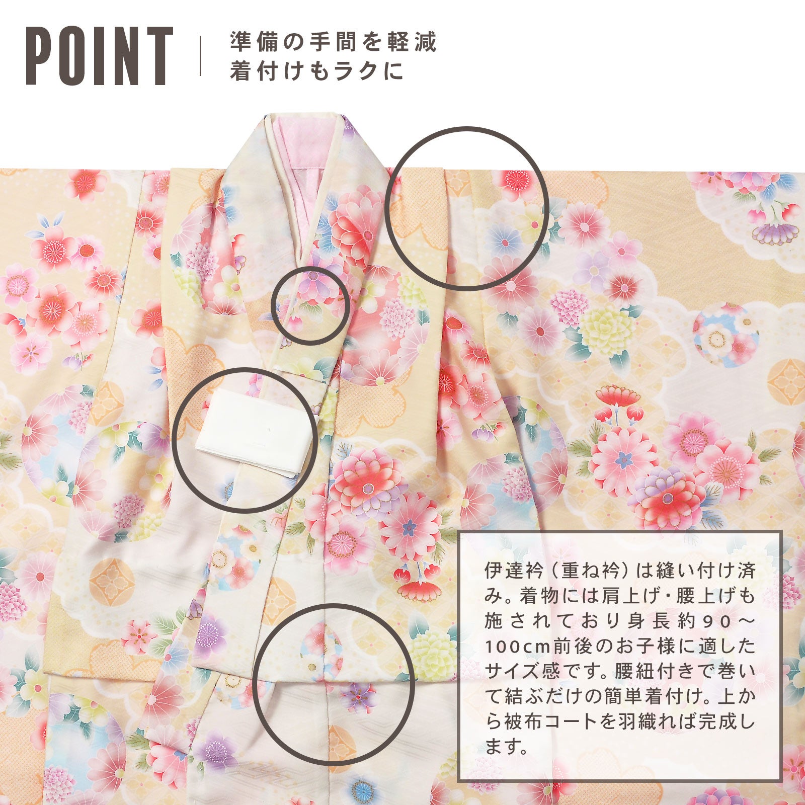 七五三 着物 3歳 女の子 ブランド被布セット Shikibu Roman 式部浪漫