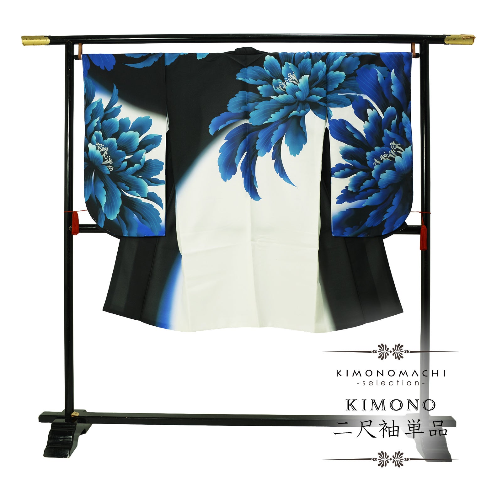 Prices down2】HANAE MORI浴衣単品「グリーン フラワー」ブランド浴衣